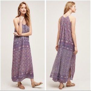 Anthropologie ONE SEPTEMBER Ravenna Maxi Dress  Mixed Prints Extra-Large